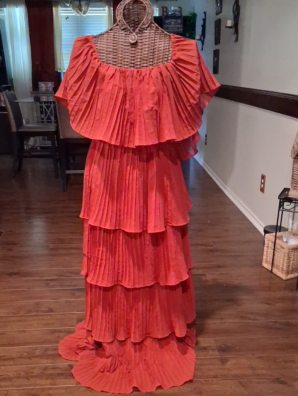 Layered Floor Length Dress - #1